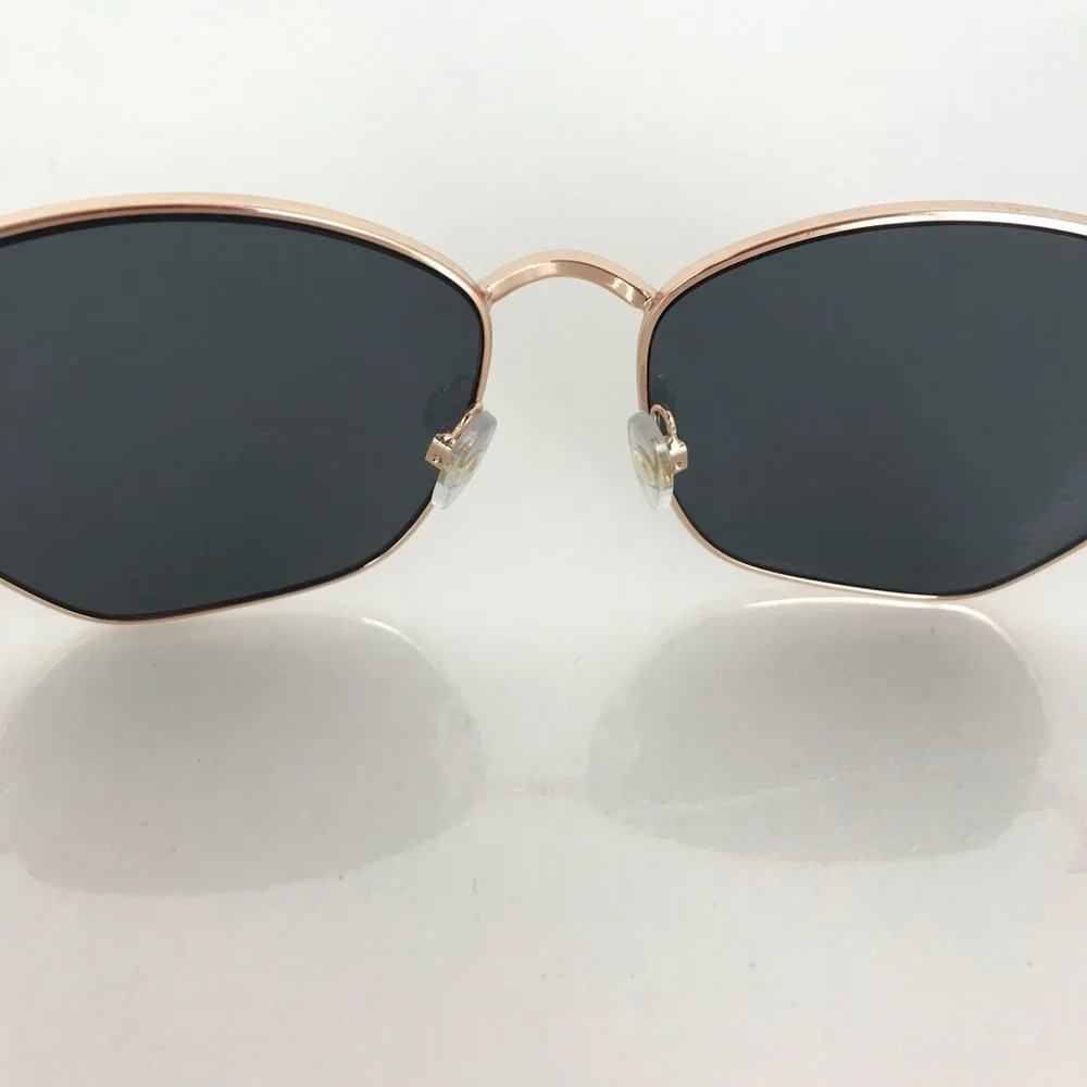 Frye and Co. Women's Gold Toned Aviator Sunglasses Metal Frames